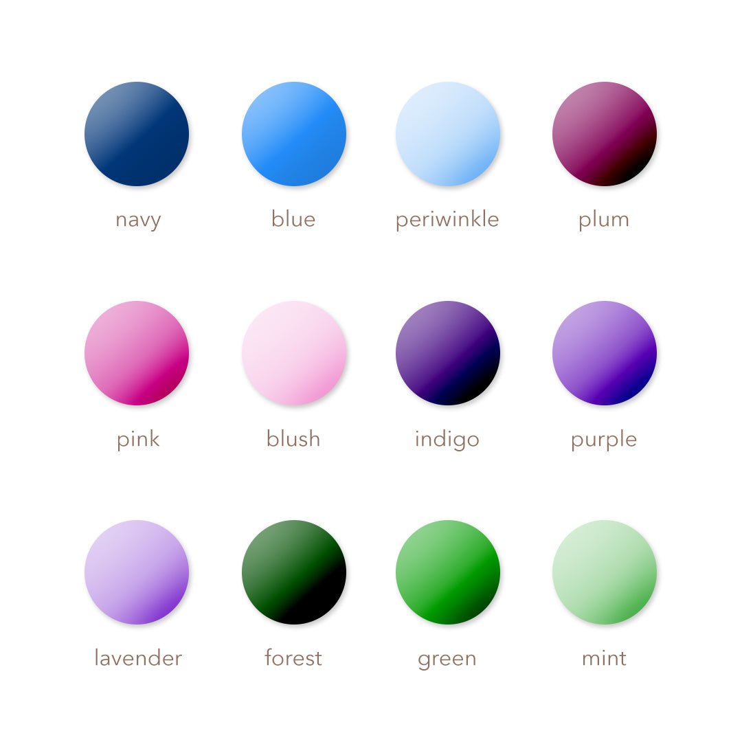Matte Bubble Letters