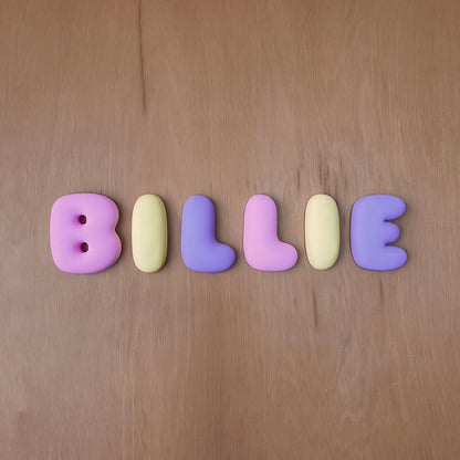 Matte Bubble Letters