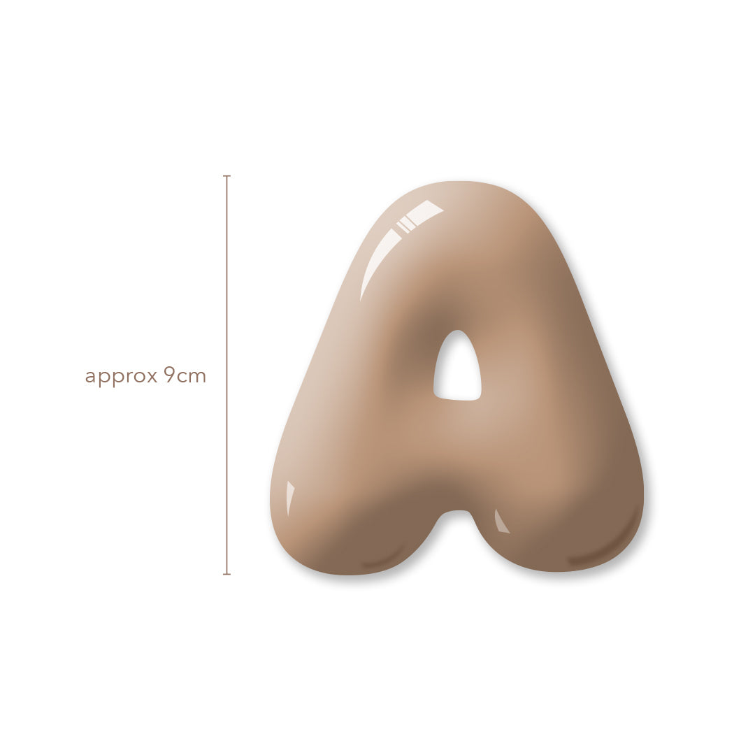 Glossy Bubble Letters